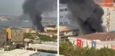 İstanbul Üniversitesi-Cerrahpaşa kampüsünde korkutan yangın