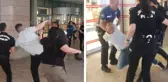 Samsun Adliyesi'nde duruşma çıkışı kavga çıktı! O anlar kameralarda
