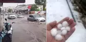 İstanbul'u dolu ve yağmur vurdu! Yollar göle döndü, sürücüler zor anlar yaşadı