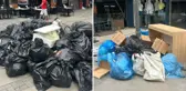 İzmir'de grev krizi sürüyor, sokaklar çöp yığınlarıyla doldu