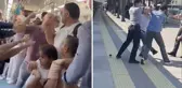 Marmaray'da tartıştığı yolcuyu çocuklarının gözü önünde darbeden şüpheli tutuklandı