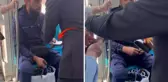 Marmaray sapığı! Yaptığı rezilliği diğer yolcular fark etti