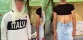 Yakaladıkları hırsızlara etek giydirip video çektiler