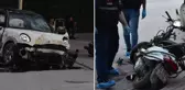 Motosikletli kurye korkunç kazada can verdi
