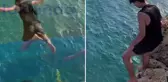 Falezlerden atlayan genç ölümle pençeleşiyor