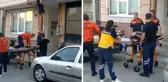 'İntihar' ihbarında bulundu, ekipler ayrılacağı sırada balkondan atlamaya kalkıştı
