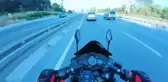 Maltepe'de Motosiklet Kazası: Kask Kamerası Anbean Kaydetti