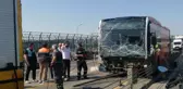 Haliç Köprüsü'nde metrobüs kazası