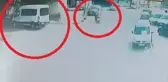 Kuryeye tekme tokat saldırı