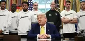 Görenler inanamadı! Trump, İran açıklamalarını Juventus takımı ile birlikteyken yaptı
