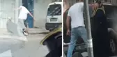 Sultangazi'de sokak ortasında annesini darbetti; çevredekiler izlemekle yetindi