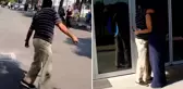 Yırtık kıyafetleriyle kızını YKS'ye yetişmek isteyen babaya büyük şok
