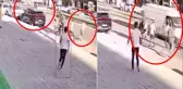 Ortasında kaldığı kavgadan kaçarken minibüsün altında kaldı! Dehşet anları kamerada