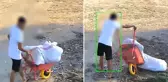 Belediye başkanı, çöpü etrafa saçan vatandaşları böyle ifşa etti