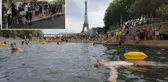 Paris'te 102 yıllık yasak kalktı, Seine Nehri halka açıldı