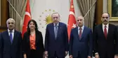 Cumhurbaşkanı Erdoğan ile DEM Parti heyeti arasındaki görüşme sona erdi