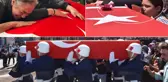 Türkiye kahramanlarını uğurluyor! Şehidin kızından herkesi ağlatan hareket