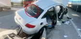 Traktöre çarpan otomobilde üsteğmen hayatını kaybetti, eşi ağır yaralı