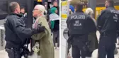 Almanya'da Filistin destekçilerine polis şiddeti! O anlar kameralarda