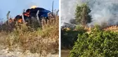 Tekirdağ'da anız yangını büyüdü