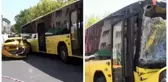 Beyoğlu'nda 9 aracın karıştığı zincirleme kaza! Yaralılar var
