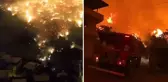 Bursa'da felaket gecesi! Yangın yerleşim yerlerine ulaştı
