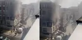 5 katlı binada yangın dehşeti! 3. kattan atlayan 2 kişi betona çakıldı