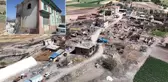 Köyün tamamı kül oldu, bir tek burası sağlam kaldı