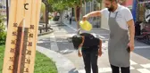 Tüm zamanların sıcaklık rekorunun kırıldığı Silopi'de hayat durma noktasına geldi
