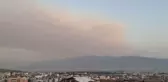 Bursa'daki orman yangınının dumanı kent semalarına ulaştı