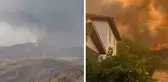 Bursa'dan ürküten görüntü! Yangın anları dron kamerasına böyle yansıdı