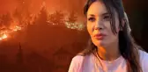 Yangına müdahale eden pilotun şahit olduğu anlar yürek burktu