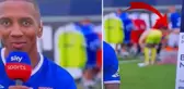 Ashley Young'ın röportajı olay oldu! Şortunu indirip kalçasını gösterdi