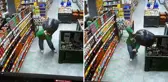 Zincir markette yürekleri sızlatan görüntü