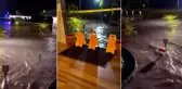Mega deprem sonrası tsunami dalgaları Hawaii'ye ulaştı! İşte ilk görüntüler