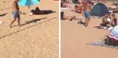 Portekiz Cumhurbaşkanı halk plajında böyle görüntülendi