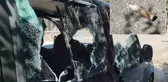 Cenaze namazına giden vatandaşın aracını parçaladılar