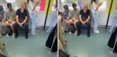 Marmaray'da mide bulandıran görüntü! O anları başka bir yolcu böyle kaydetti