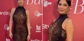 Demet Özdemir'in elbisesi geceye damga vurdu