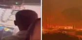 Çanakkale'de ekipler yangının ortasında kalmış! İşte dehşet anları