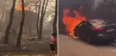 Çanakkale'de orman yangını! Alevler yerleşim yerlerine ulaştı, havalimanı kapatıldı