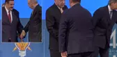 Cumhurbaşkanı Erdoğan'ın uyarısı rozet takma törenine damga vurdu