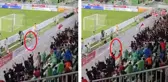 Gol sevinci esnasında 3 metreden boşluğa düştü
