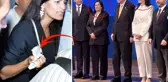 Özlem Çerçioğlu, bir dönem konuşma metnini yırtan Seda Sarıbaş ile aynı karede