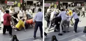 Adapazarı'nda cadde ortasında kavga! Tekme ve yumruklar havada uçuştu