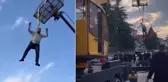 Damada görülmemiş işkence! Vince asıp altında göbek attılar