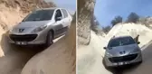 Kapadokya'da navigasyonun azizliğine uğrayan sürücü
