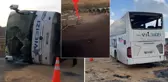 Kuzey Marmara Otoyolu'nda 4 kişinin öldüğü otobüs kazası kamerada