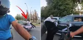 Gelin arabasından bahşiş alabilmek için kaputa atladı