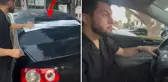 Boşanan adamın arabasına yazdığı yazı bomba! Sürücülerden bir isteği var